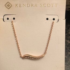 Kendra Scott necklace with diamonds